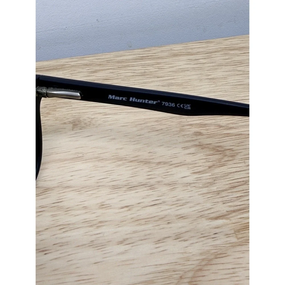 Marc Hunter‎ 7936 Matte Black Sunglasses 52-20-147 Classic Unisex Shades
